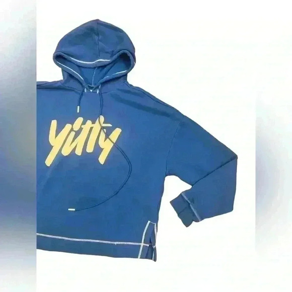 Yitty x Fabletics Major Label EP Hoodie Womens in Cobalt Blue Size Large - Picture 4 of 9